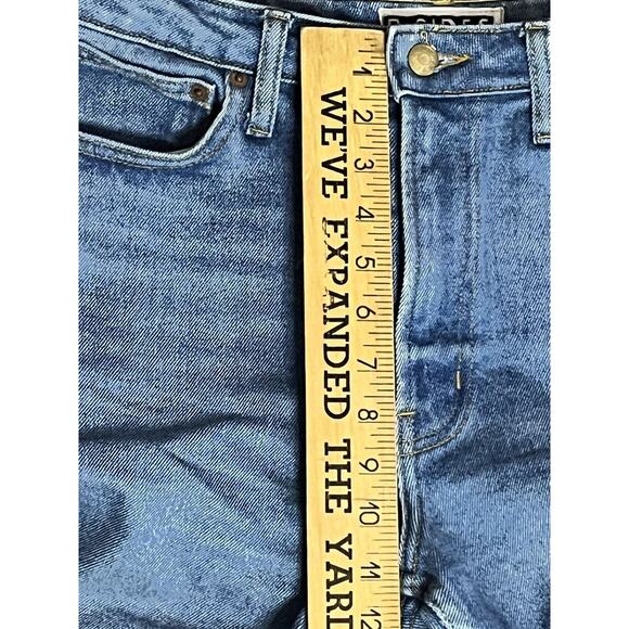 B Sides Jeans Ankle Straight Fit •Women 30• High Rise Cropped Denim Made In USA - Picture 8 of 12